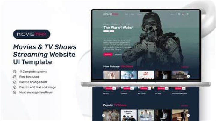 Movie streaming website design