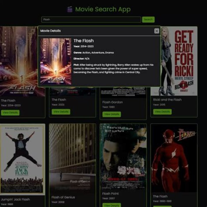 Advanced search filters for movies