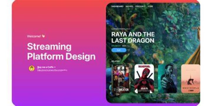 Streaming platform user interface